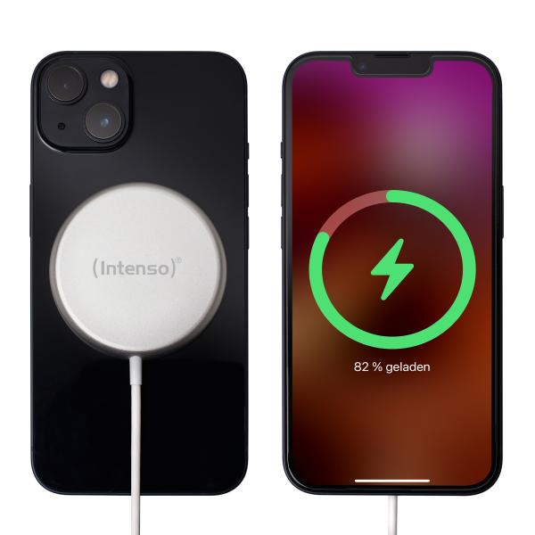 Intenso magnetic wireless charger mw1 7410712 magsafe compatibility white - Intenso-7410712-4034303032679-03.jpg