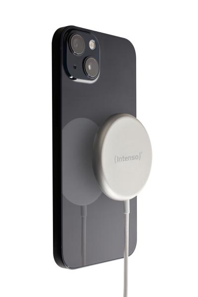 Intenso magnetic wireless charger mw1 7410712 magsafe compatibility white - Intenso-7410712-4034303032679-07.jpg