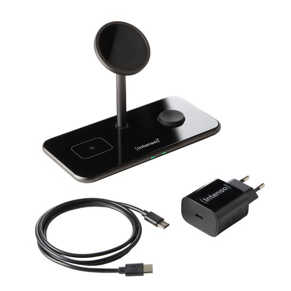 Intenso magnetic wl charg. stand mb13 7410810 magsafe comp., 3 in 1 black - Intenso-7410810-4034303032709-03.jpg