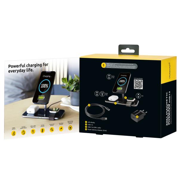 Intenso magnetic wl charg. stand mb13 7410810 magsafe comp., 3 in 1 black - Intenso-7410810-4034303032709-06.jpg