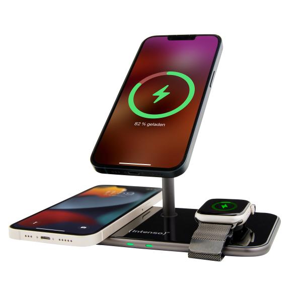 Intenso magnetic wl charg. stand mb13 7410810 magsafe comp., 3 in 1 black - Intenso-7410810-4034303032709-08.jpg