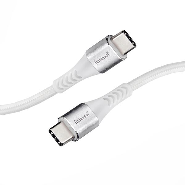 Intenso cable usb-c to usb c 7901002 1.5 m, nylon white - Intenso-7901002-4034303033775