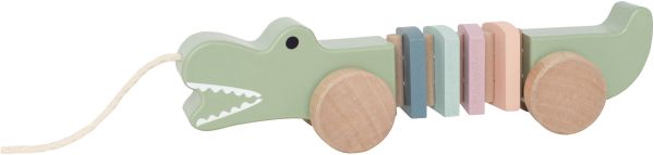 Jabadabado nachzieh krokodil grün c2513 24x6x5cm - Jabadabado-c2513-7332599025137