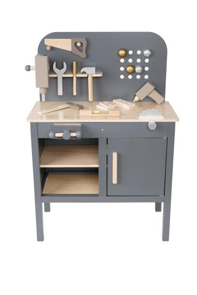 Jabadabado werkzeugbank 55x30x78cm c2555 grau - Jabadabado-c2555-7332599025557