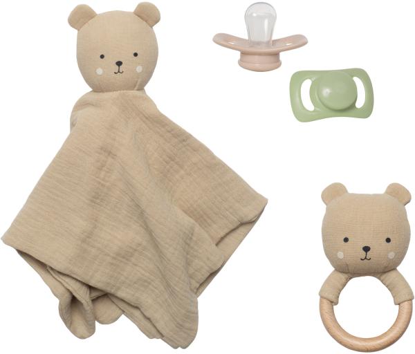 Jabadabado geschenkset kuschelteddy s1024 beige 4-teilig - Jabadabado-s1024-7332599010249