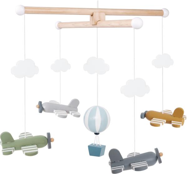 Jabadabado mobile flugzeug t274 blau - Jabadabado-t274-7332599002749