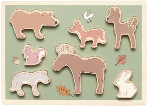 Jabadabado steckpuzzle wald t278 29x21x1cm - Jabadabado-t278-7332599002787