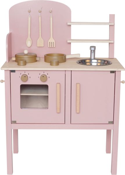 Jabadabado küche pink w7206 m.topf und pfanne 55x32x72cm - Jabadabado-w7206-7332599072063
