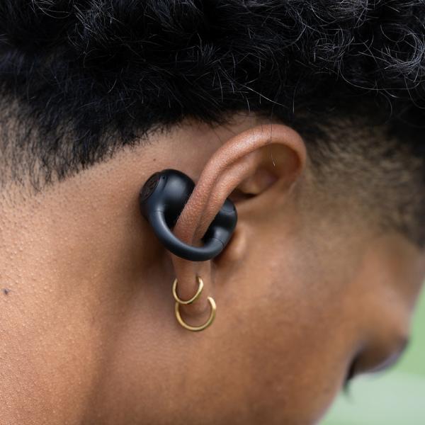 Jlab flex open air clip earbuds ieuebflexrblk124 true wireless, black - Jlab-ieuebflexrblk124-0810119071835-07.jpg