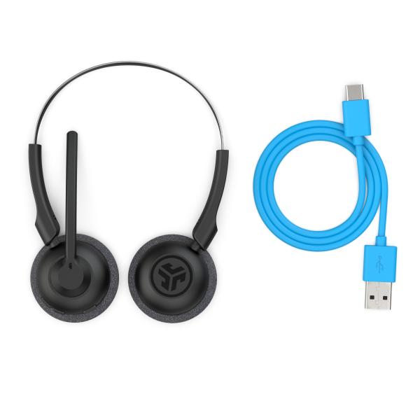 Jlab go work pop headphone ieuhbgwrkpoprblk4 wireless, black - Jlab-ieuhbgwrkpoprblk4-0812887019781-04.jpg