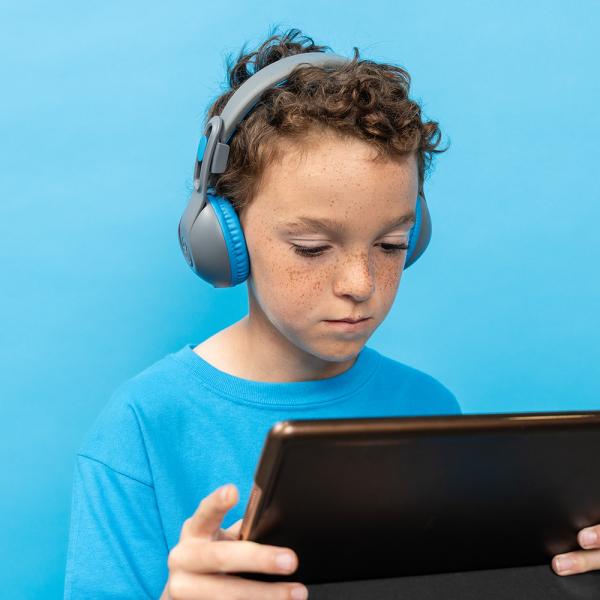 Jlab jbuddies studio2 kids headph. ieuhbkstu2rgryblu122 wireless, blue,gray - Jlab-ieuhbkstu2rgryblu122-0810119071217-06.jpg