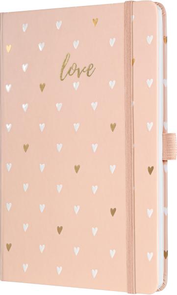 Jolie notizbuch a5 jn335 rose love, liniert, 174 s. - Jolie-jn335-4004360809200