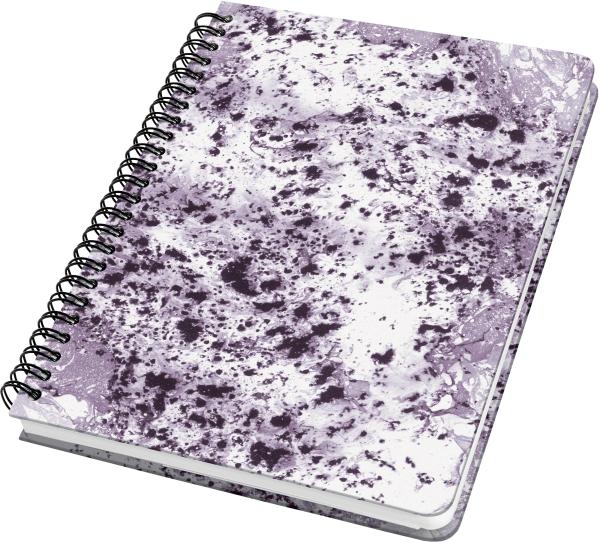 Jolie spiral-notizbuch a5 jn606 violet marble, dots, 120 s. - Jolie-jn606-4004360812255