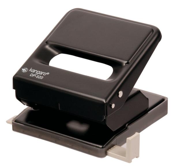 Kangaro bürolocher dp-520 schwarz 25 blatt - Kangaro-dp-520-8901057200134