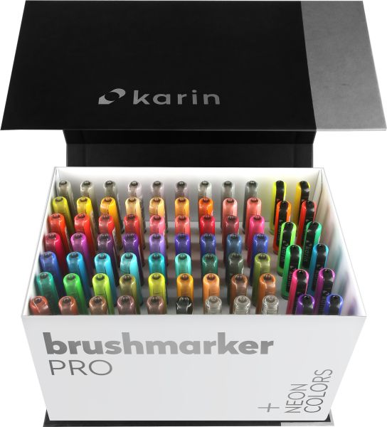 Karin brush marker pro 27c13 mega box 72 farben - Karin-27c13-5904446025915