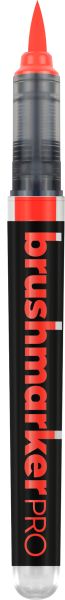Karin brush marker pro neon 4020 27z4020 orange red - Karin-27z4020-5904446025892