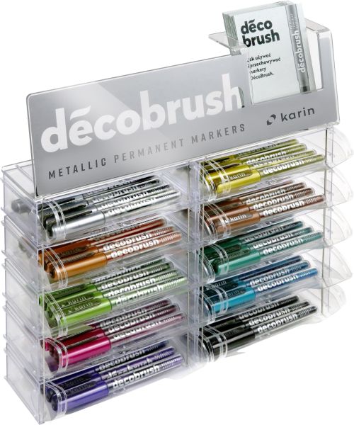 Karin deco brush metallic 28z2 display 120 stück - Karin-28z2-5904446025809