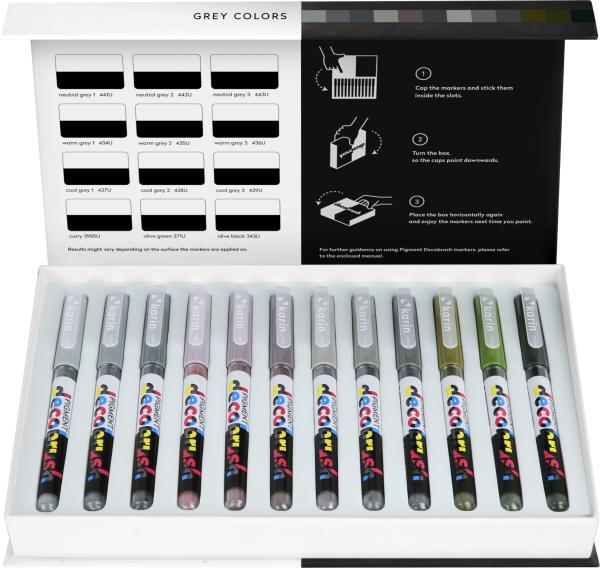 Karin pigment deco brush 29c2 grey colors set 12 farben - Karin-29c2-5904446026790-02.jpg