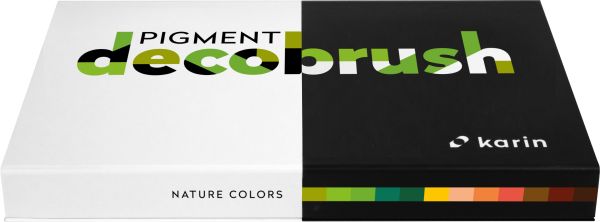 Karin pigment deco brush 29c3 nature colors set 12 farben - Karin-29c3-5904446026806