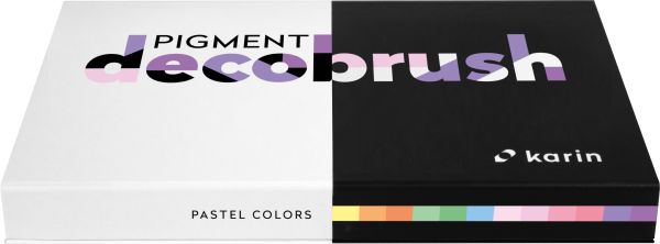 Karin pigment deco brush 29c7 pastel colors set 12 farben - Karin-29c7-5904446026844