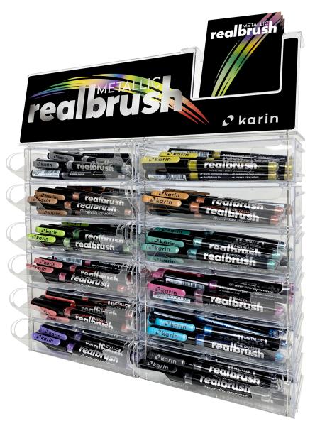 Karin real brush 0.4mm 32c2 metallic 144 stück - Karin-32c2-5904446032517