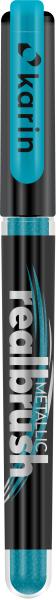 Karin real brush 0.4mm 32z8505 metallic, blau - Karin-32z8505-5904446031435