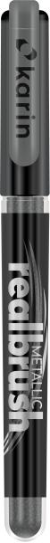 Karin real brush 0.4mm 32z8580 metallic, silber - Karin-32z8580-5904446031497
