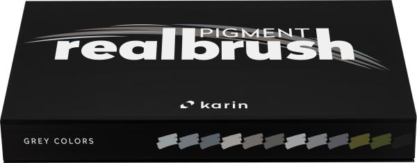 Karin real brush pen 0.4mm 33c2 pigment , graue farben - Karin-33c2-5904446031572-02.jpg
