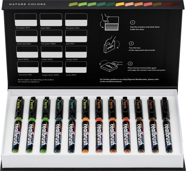 Karin real brush pen 0.4mm 33c3 pigment, natur farben - Karin-33c3-5904446031589