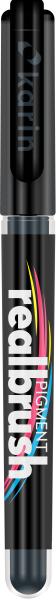 Karin real brush pen 0.4mm 33z433 pigment, schwarz - Karin-33z433-5904446032364