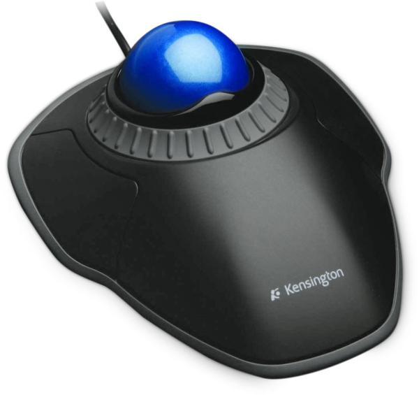 Kensington orbit kabelgeb.trackball k72337eu mit scroll ring blk - Kensington-k72337eu-5028252073936
