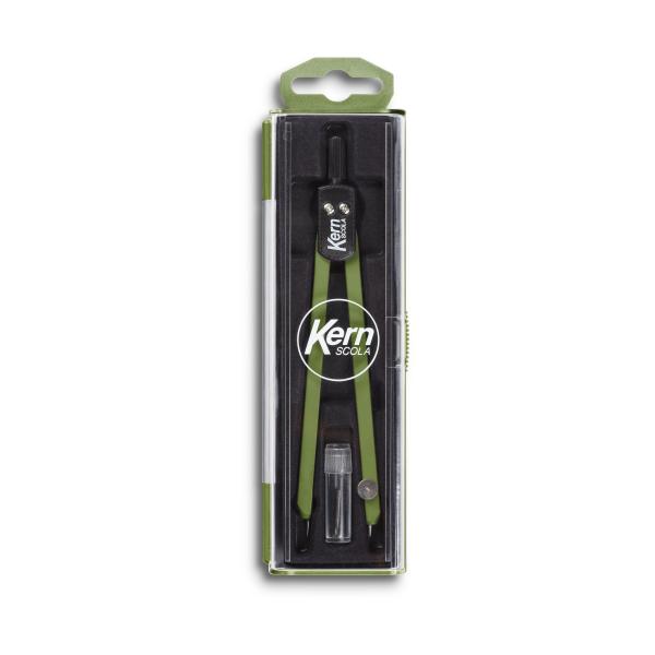 Kern zirkel scola pastell 13.5cm 410 300mm, erdgrün - Kern-410-7640160331847-02.jpg