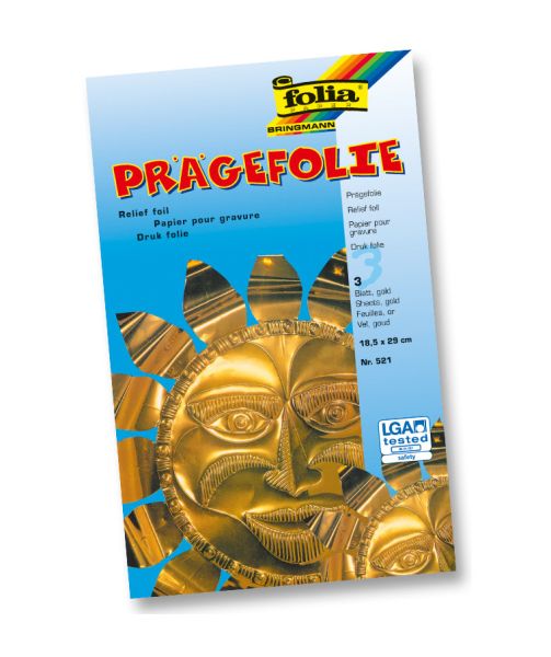 Knorr prandell prägefolie, mappe 18,5x29cm 218260079 gold 3 stück - Knorr-prandell-218260079-4011643220430