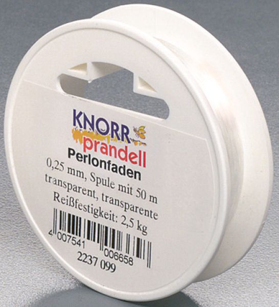 Knorr prandell perlonfaden 50mx0,25mm 2237099 transparent - Knorr-prandell-2237099-4007541006658