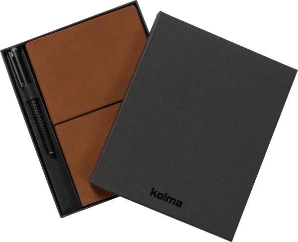 Kolma notizbuch smooth a5 06.441.20 2in1, braun/türkis 224 blatt - Kolma-06.441.20-7611967060742-02.jpg