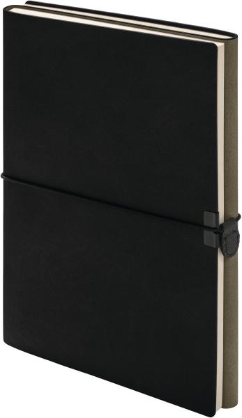 Kolma notizbuch smooth a5 06.442.20 2in1 schwarz/grün 224 blatt - Kolma-0644220-7611967060759