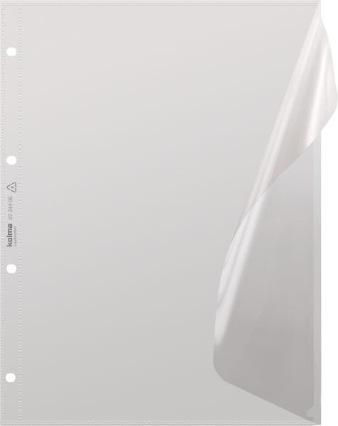 Kolma dokumentenhülle superstrong a4 07.644.00 transp.,seitenk.,4-loch 10stk. - Kolma-0764400-7611967070024