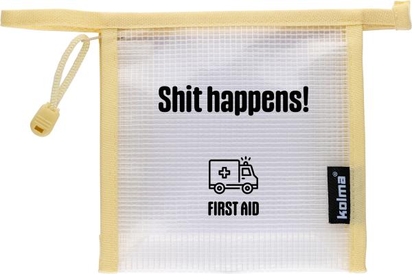 Kolma reissverschlusstasche 15x15cm 08.188.15 mesh bag,first aid - Kolma-0818815-7611967080924