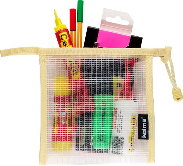 Kolma reissverschlusstasche 15x15cm 08.189.15 mesh bag crème - Kolma-08.189.15-7611967080900-02.jpg