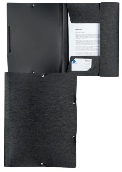Kolma gummizugmappe lineaverde a4 11.077.06 schwarz, pp, sand, recycling - Kolma-11.077.06-7611967113585-03.jpg