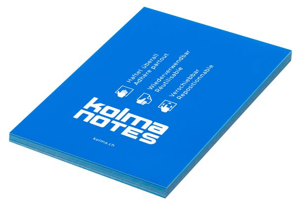 Kolma kolma notes a6 13.006.05 1x100 blatt blau - Kolma-1300605-7611967130131