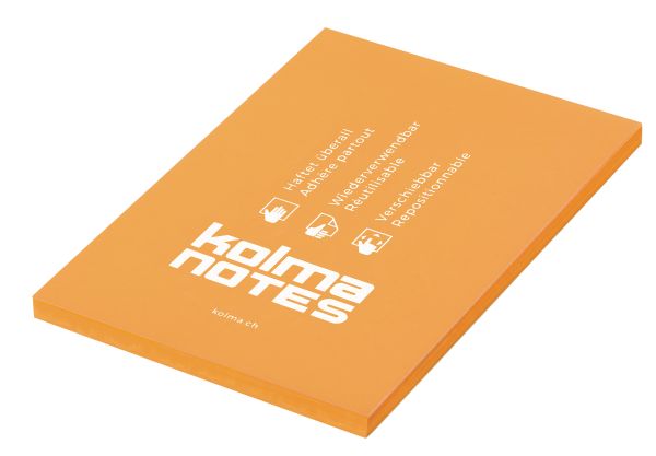 Kolma kolma notes a6 13.006.12 1x100 blatt orange - Kolma-1300612-7611967130155