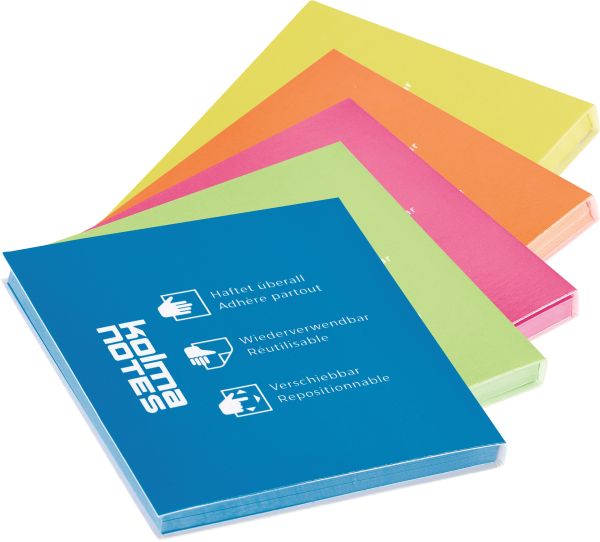 Kolma kolma notes 76x76mm 13.009.19 10x100 blatt ass. - Kolma-1300919-7611967135358