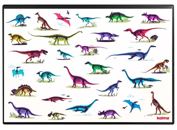 Kolma schreibunterlage 35.564.20 dinosaurier 50x34cm - Kolma-3556420-7611967350560