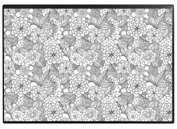 Kolma schreibunterlage 35.570.20 blumen 50x34cm - Kolma-3557020-7611967350621