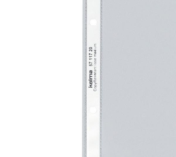 Kolma zeigetaschen copyresistant a4 57.617.20 transp., lisse med. 10 stück - Kolma-57.617.20-7611967570180-02.jpg