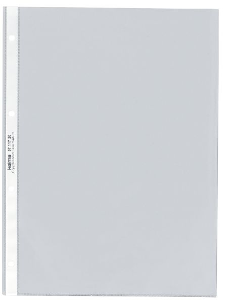 Kolma zeigetaschen copyresistant a4 57.617.20 transp., lisse med. 10 stück - Kolma-5761720-7611967570180