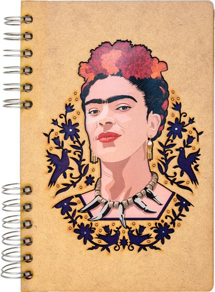 Komoni notizbuch frida kahlo a5 fri-face5g liniert 90 blatt - Komoni-fri-face5g-8720929270545