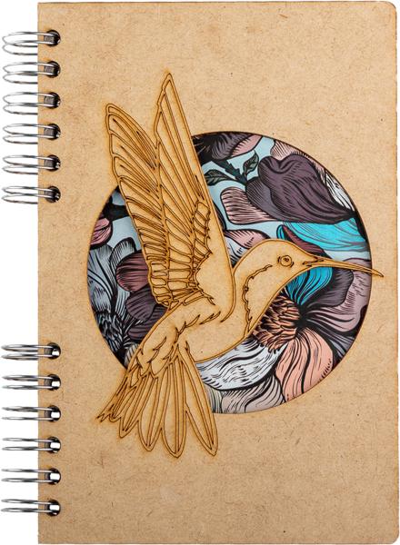 Komoni notizbuch hummingbird a5 kolib5g liniert 90 blatt - Komoni-kolib5g-8720634482479