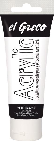 Kreul acrylfarben 75ml 28301 titanweiss - Kreul-28301-4000798283018